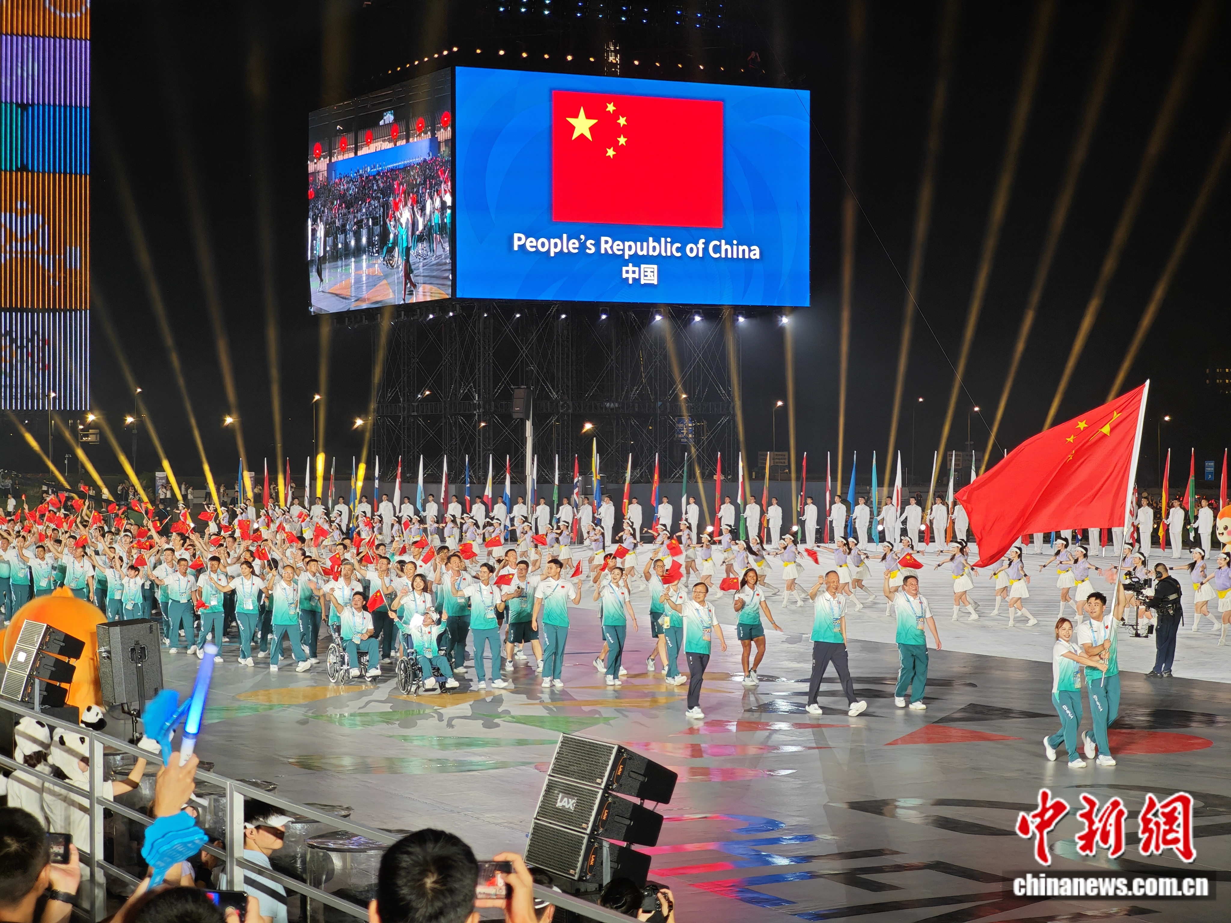 成都世运会开幕式：中国