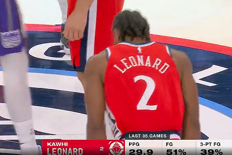 伦纳德爆发率队取胜 快船稳居西部第八